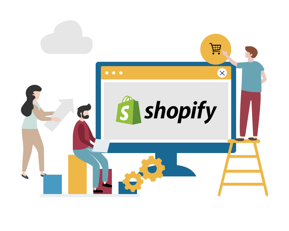 Image showcasing Shopify optimization solutions to boost online store sales.